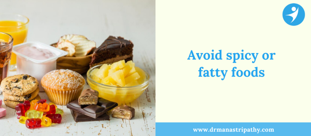 Avoid Fatty food | Laparoscopic Cholecystectomy in Bangalore